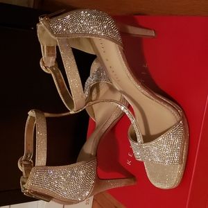 Women's Champagne and Shimmer Stilettos!